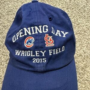 Chicago Cubs St Louis Cardinals Adult Blue Adjustable Strap Hat Cap Opening Day*
